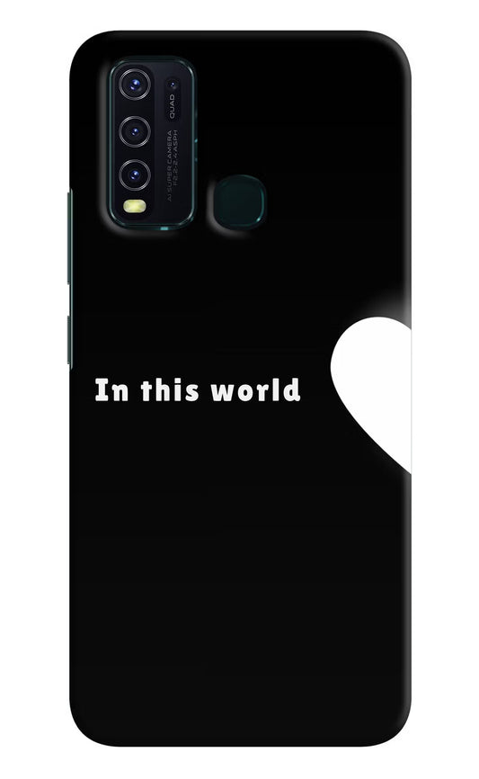 This World Vivo Y30/Y50 Hard Case Back Cover by Casekaro