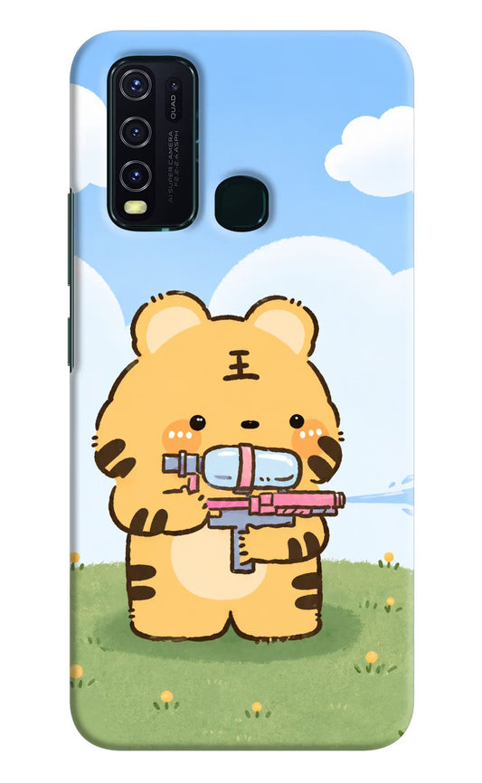 Tiger Treat Vivo Y30/Y50 Hard Case Back Cover by Casekaro