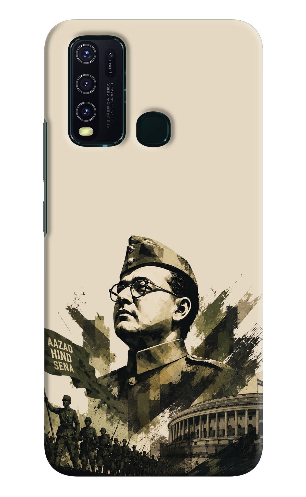 Netaji Rising Vivo Y30/Y50 Back Cover
