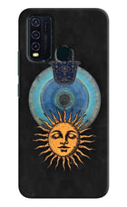 Divine Sun Vivo Y30/Y50 Hard Case Back Cover by Casekaro