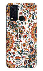 White Mayura Vivo Y30/Y50 Back Cover