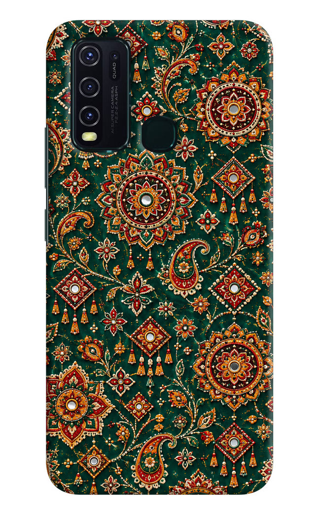 Green Pataka Vivo Y30/Y50 Hard Case Back Cover by Casekaro