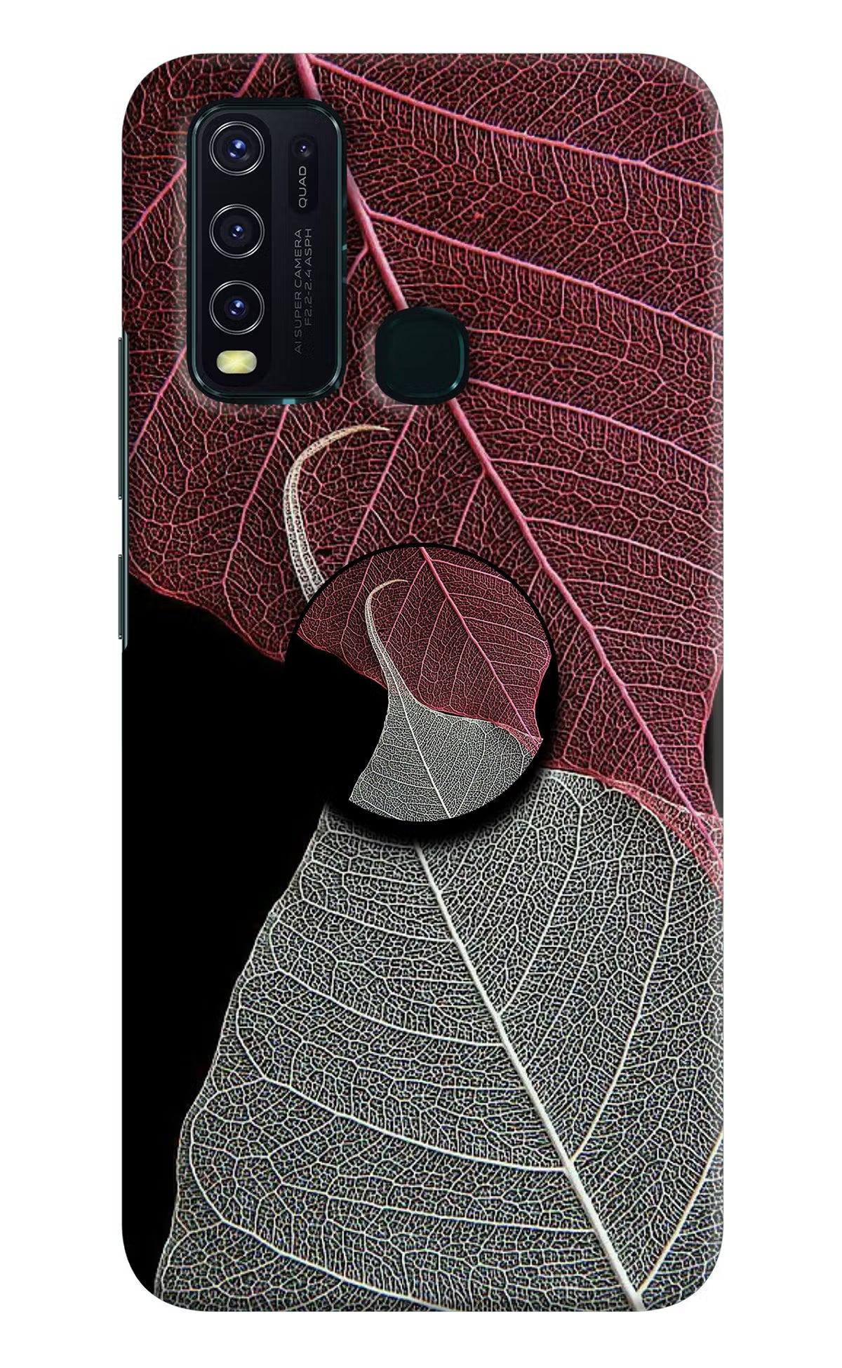 Leaf Pattern Vivo Y30/Y50 Pop Case by Casekaro