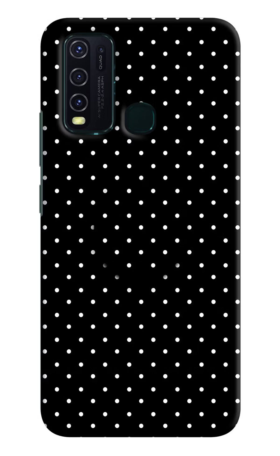 White Dots Vivo Y30/Y50 Pop Case, Hard case