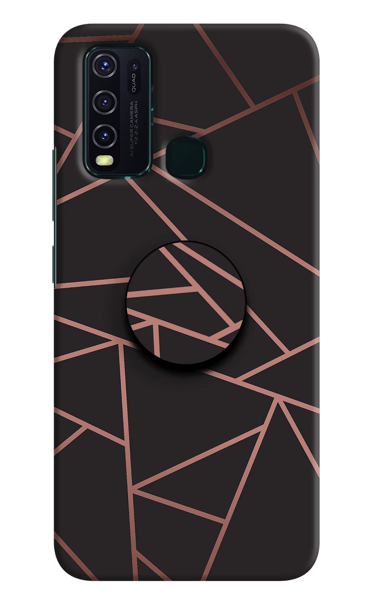 Geometric Pattern Vivo Y30/Y50 Pop Case by Casekaro