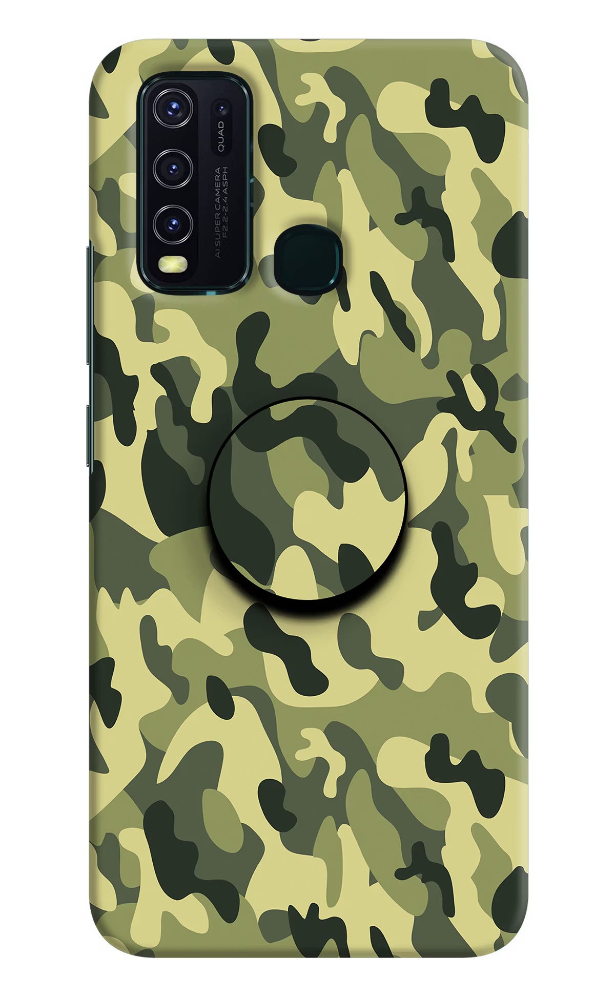Camouflage Vivo Y30/Y50 Pop Case by Casekaro