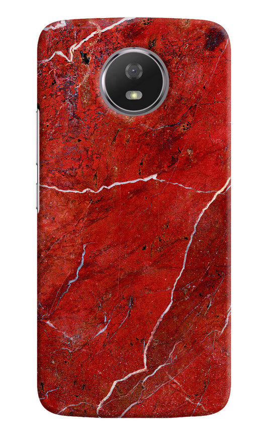 Red Marble Design Moto G5S Hard Case Back Cover by Casekaro