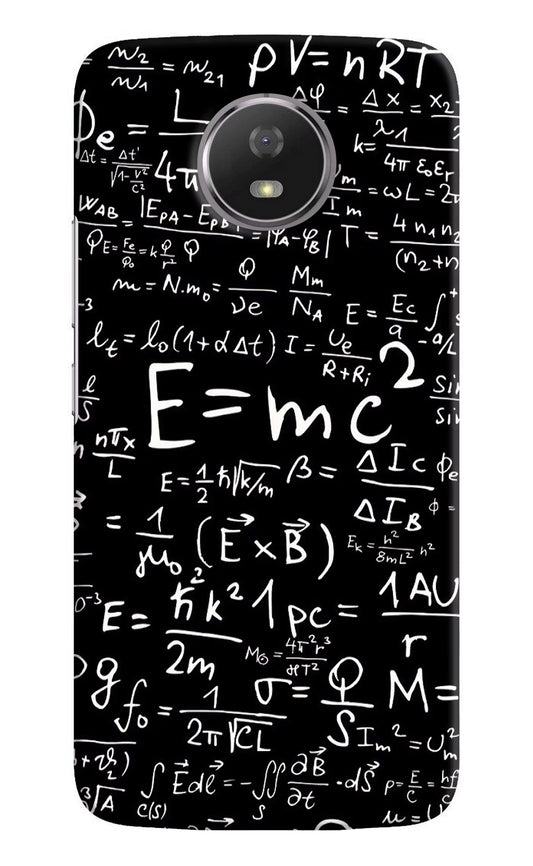 Physics Formula Moto G5S Hard Case Back Cover by Casekaro