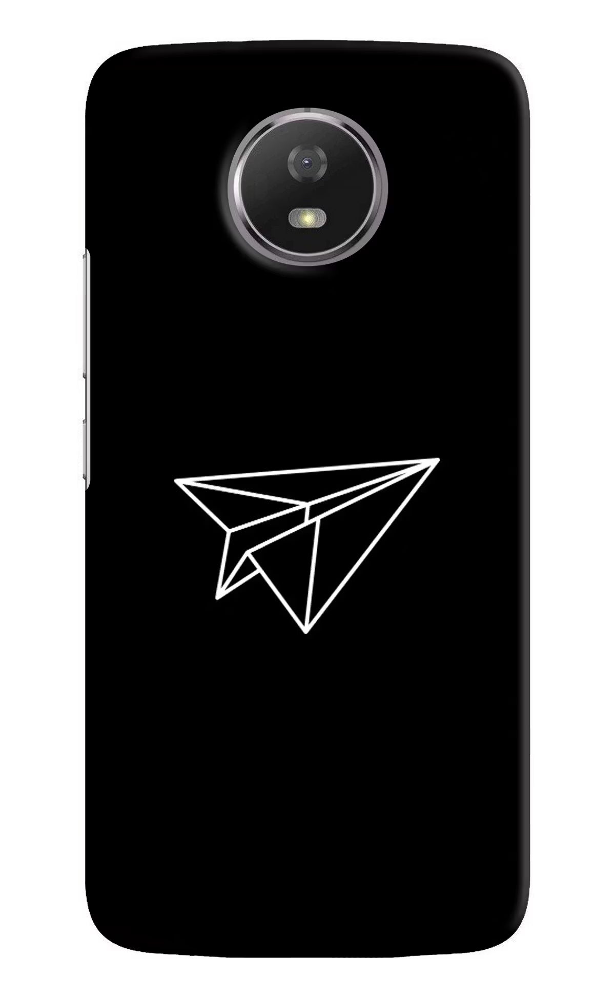 Paper Plane White Moto G5S Hard Case Back Cover by Casekaro