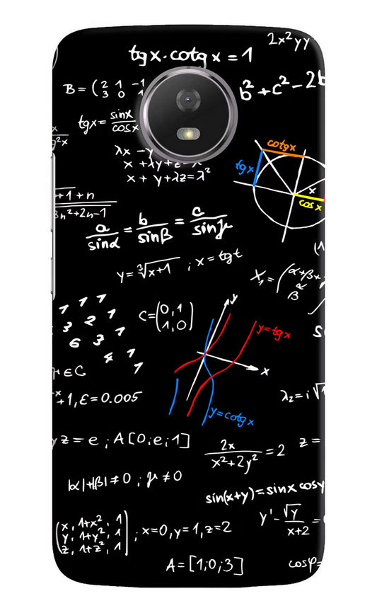 Mathematics Formula Moto G5S Hard Case Back Cover by Casekaro