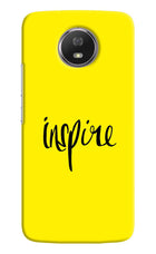 Inspire Moto G5S Hard Case Back Cover by Casekaro