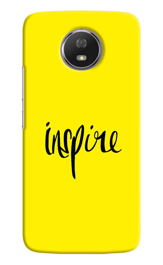 Inspire Moto G5S Hard Case Back Cover by Casekaro