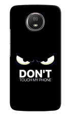 Don'T Touch My Phone Moto G5S Hard Case Back Cover by Casekaro
