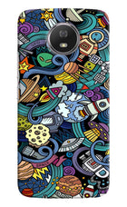 Space Abstract Moto G5S Hard Case Back Cover by Casekaro