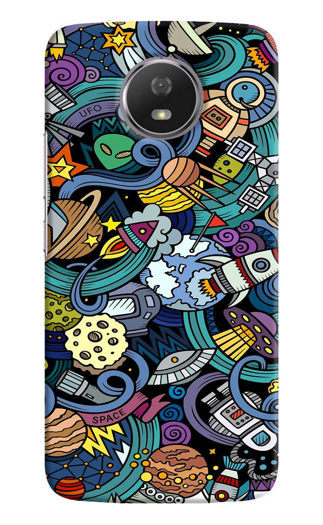 Space Abstract Moto G5S Hard Case Back Cover by Casekaro