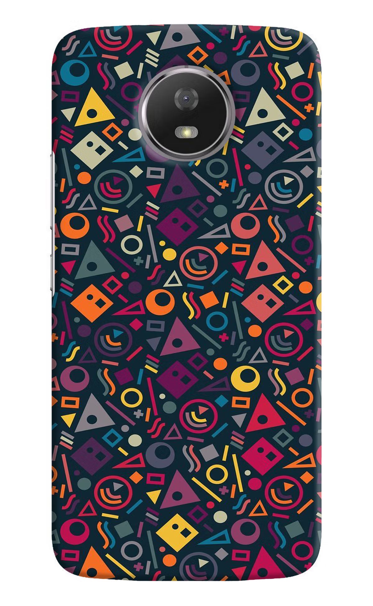 Geometric Abstract Moto G5S Hard Case Back Cover by Casekaro