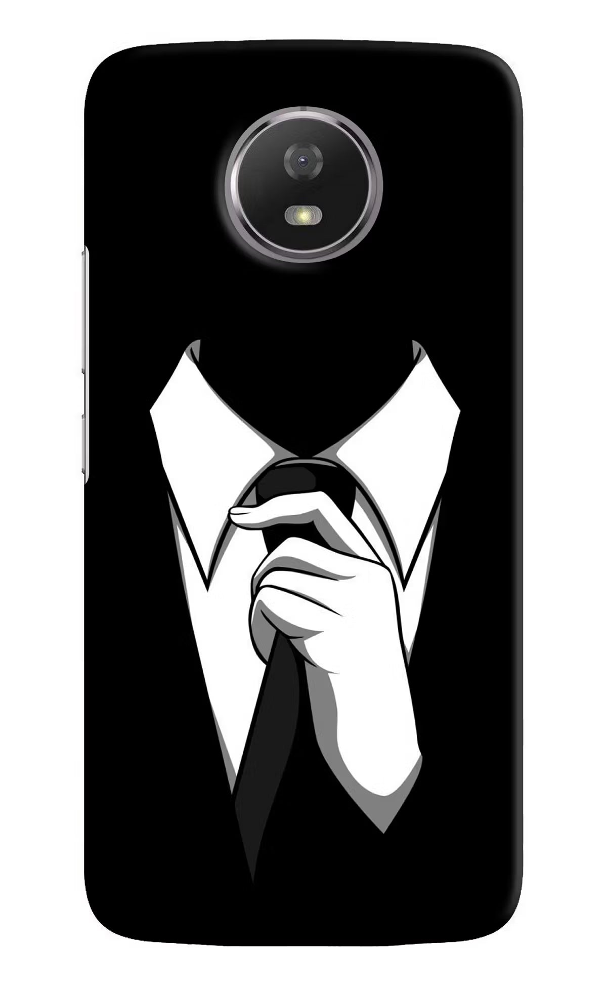 Black Tie Moto G5S Hard Case Back Cover by Casekaro