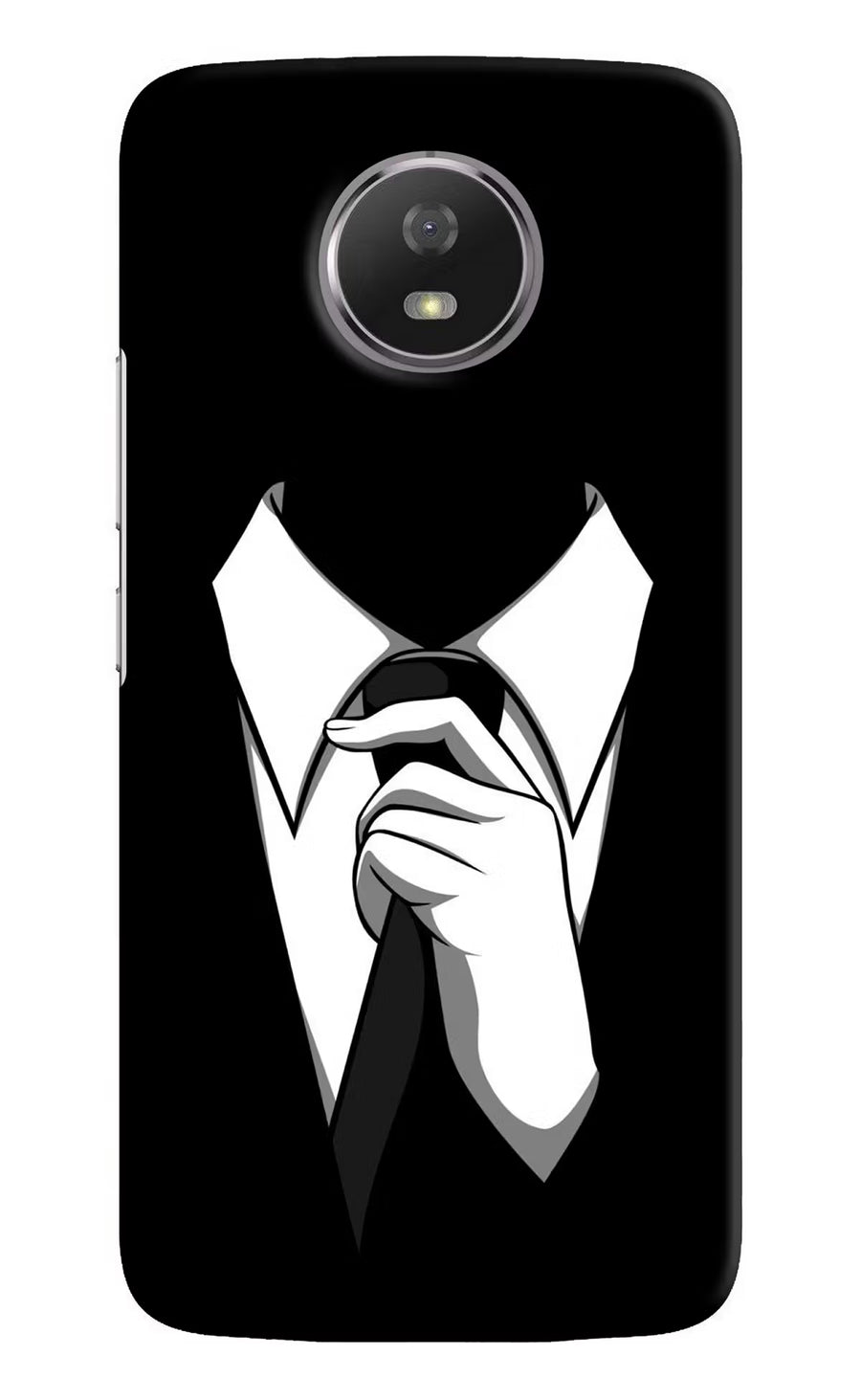 Black Tie Moto G5S Back Cover, Hard case
