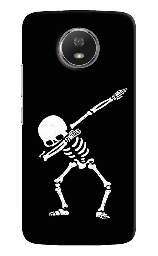 Dabbing Skeleton Art Moto G5S Hard Case Back Cover by Casekaro