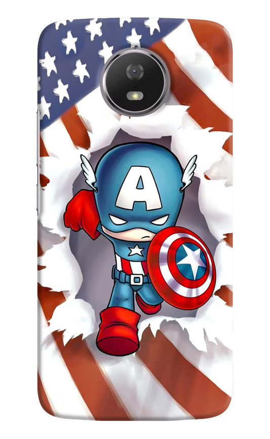 Captain America Moto G5S Hard Case Back Cover by Casekaro