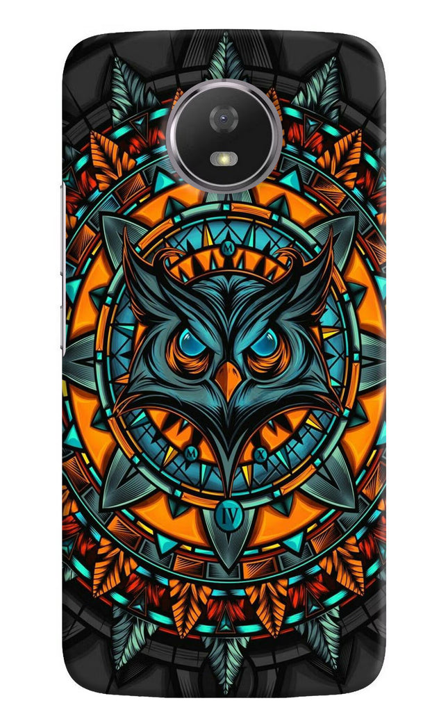 Angry Owl Art Moto G5S Hard Case Back Cover by Casekaro
