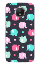 Elephants Moto G5S Hard Case Back Cover by Casekaro
