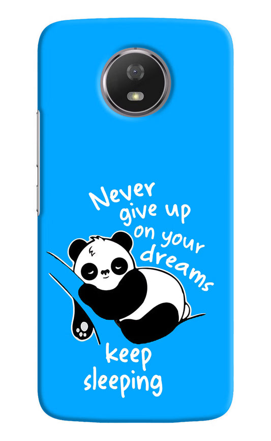 Keep Sleeping Moto G5S Hard Case Back Cover by Casekaro