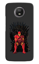 Ironman Throne Moto G5S Hard Case Back Cover by Casekaro