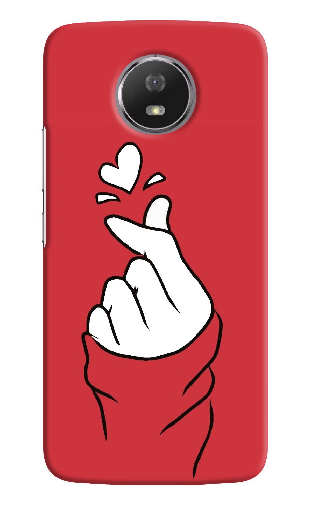Korean Love Sign Moto G5S Hard Case Back Cover by Casekaro