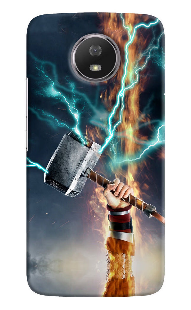 Thor Hammer Mjolnir Moto G5S Hard Case Back Cover by Casekaro
