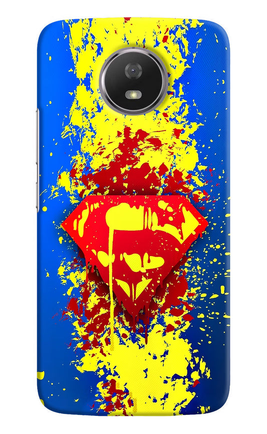 Superman logo Moto G5S Hard Case Back Cover by Casekaro