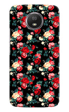 Rose Pattern Moto G5S Hard Case Back Cover by Casekaro
