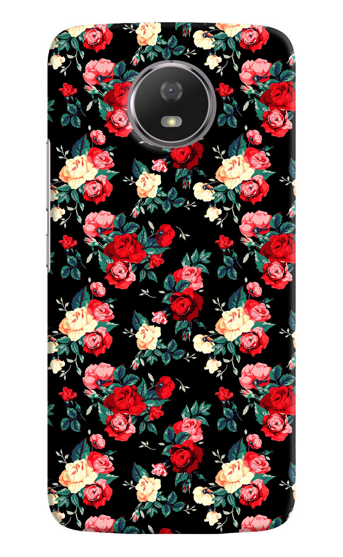 Rose Pattern Moto G5S Hard Case Back Cover by Casekaro