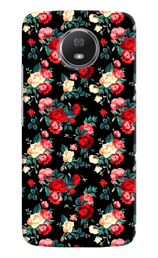 Rose Pattern Moto G5S Hard Case Back Cover by Casekaro