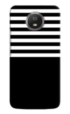 Black and White Print Moto G5S Hard Case Back Cover by Casekaro