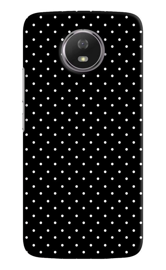 White Dots Moto G5S Hard Case Back Cover by Casekaro