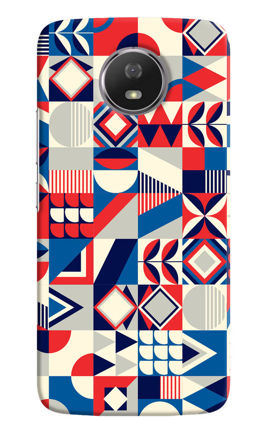 Colorful Pattern Moto G5S Hard Case Back Cover by Casekaro