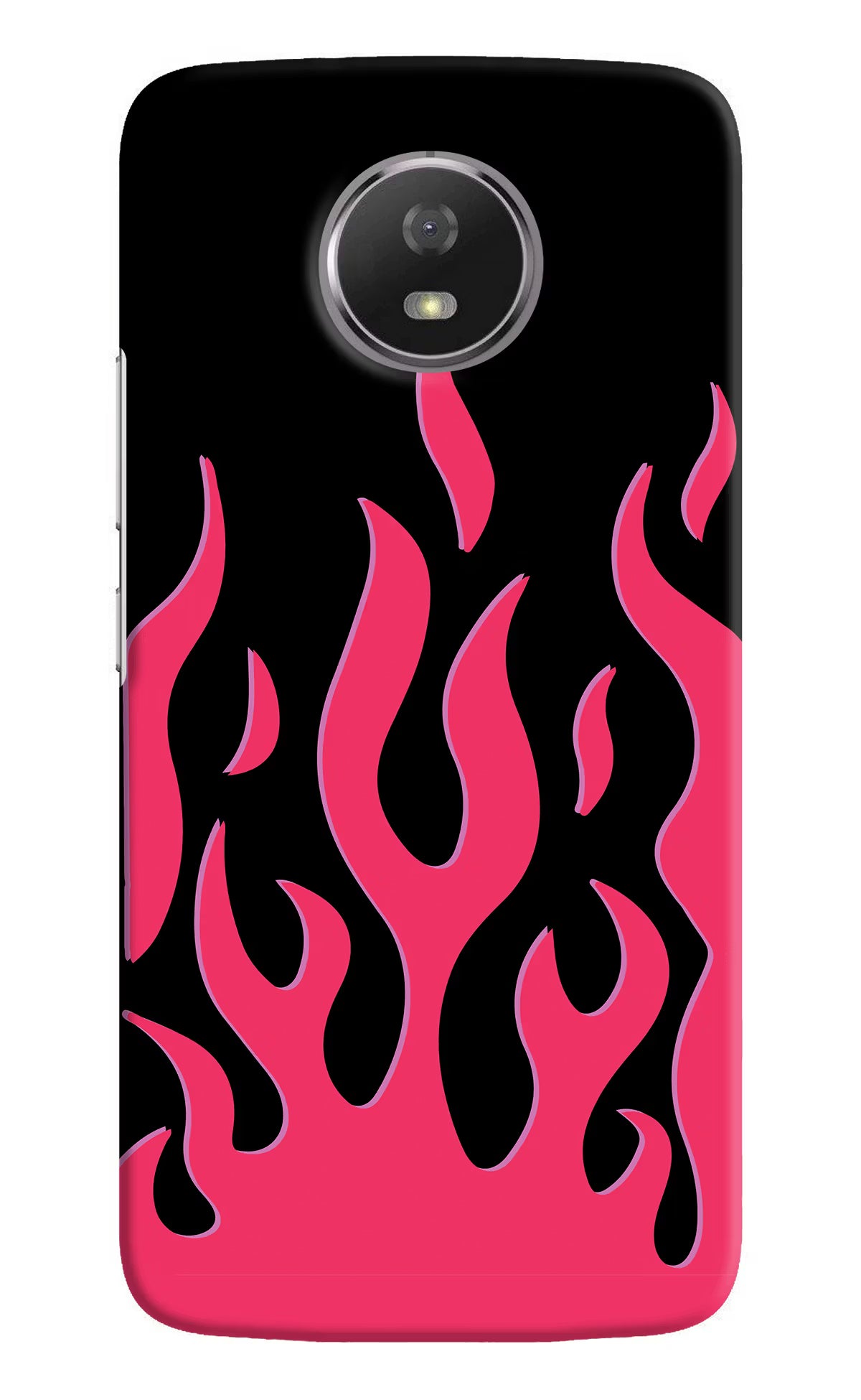 Fire Flames Moto G5S Hard Case Back Cover by Casekaro