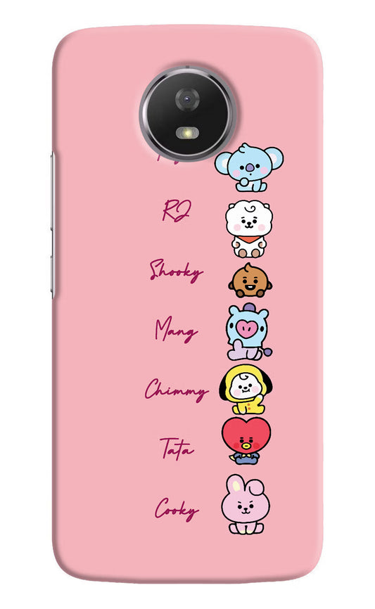 BTS names Moto G5S Hard Case Back Cover by Casekaro