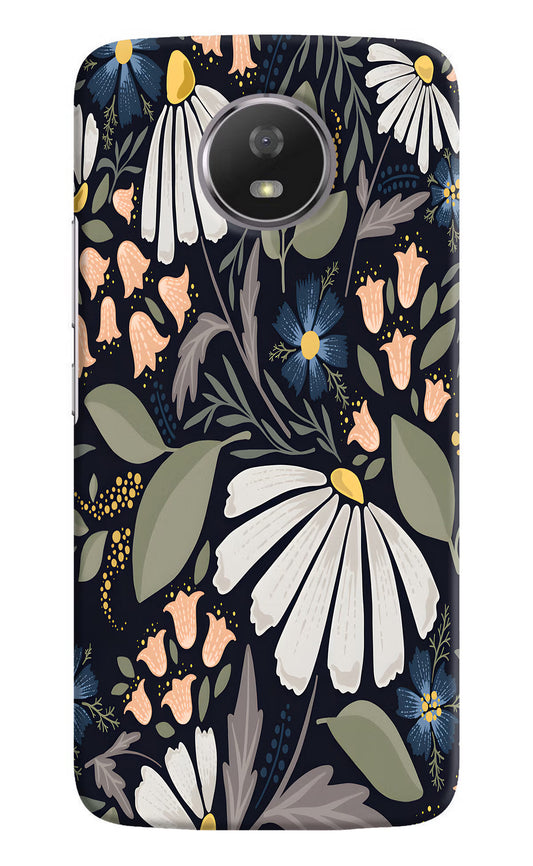 Flowers Art Moto G5S Hard Case Back Cover by Casekaro