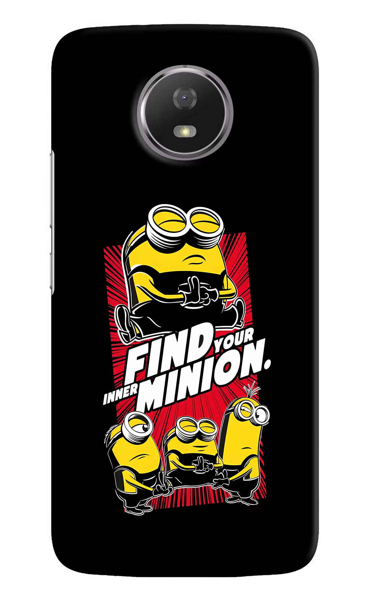 Find your inner Minion Moto G5S Hard Case Back Cover by Casekaro