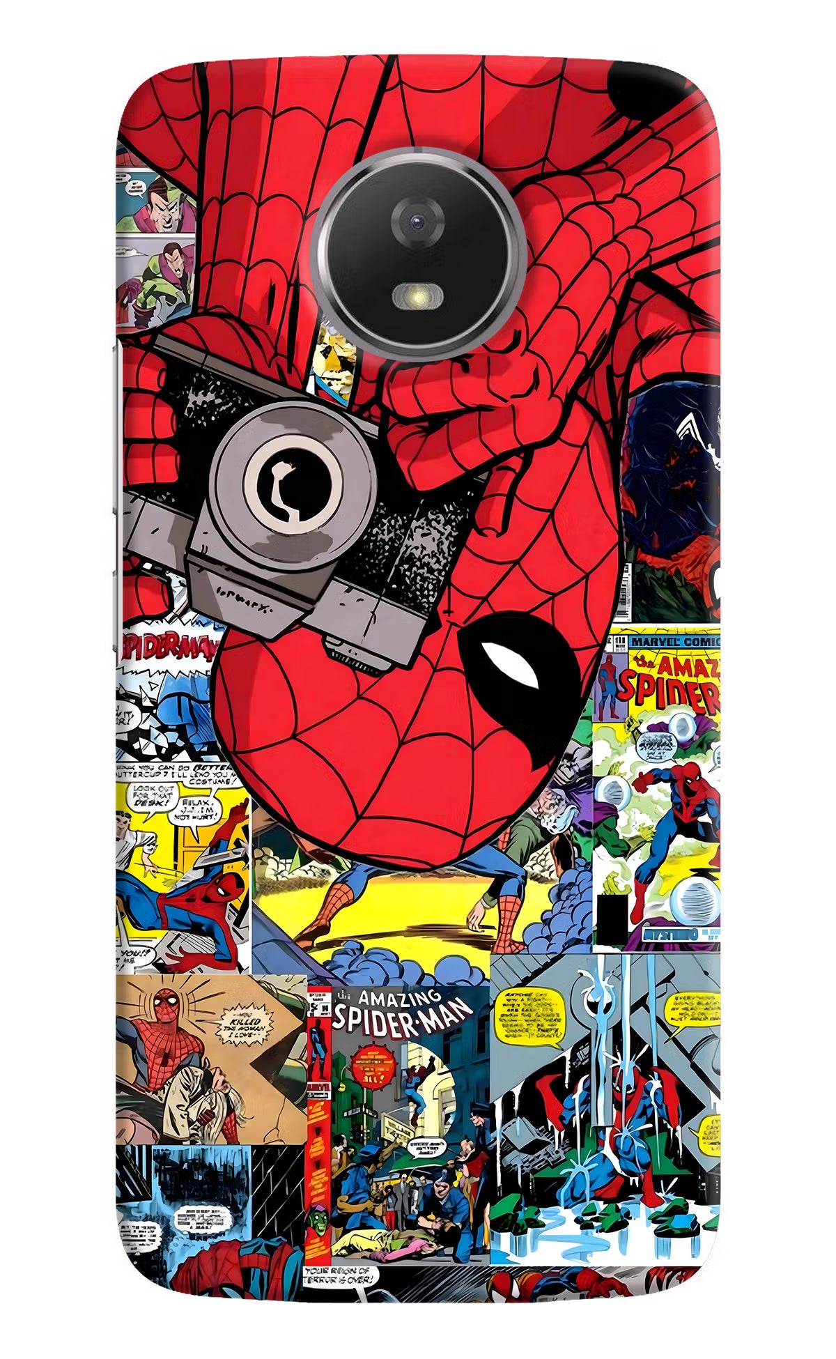 Spider Man Moto G5S Hard Case Back Cover by Casekaro