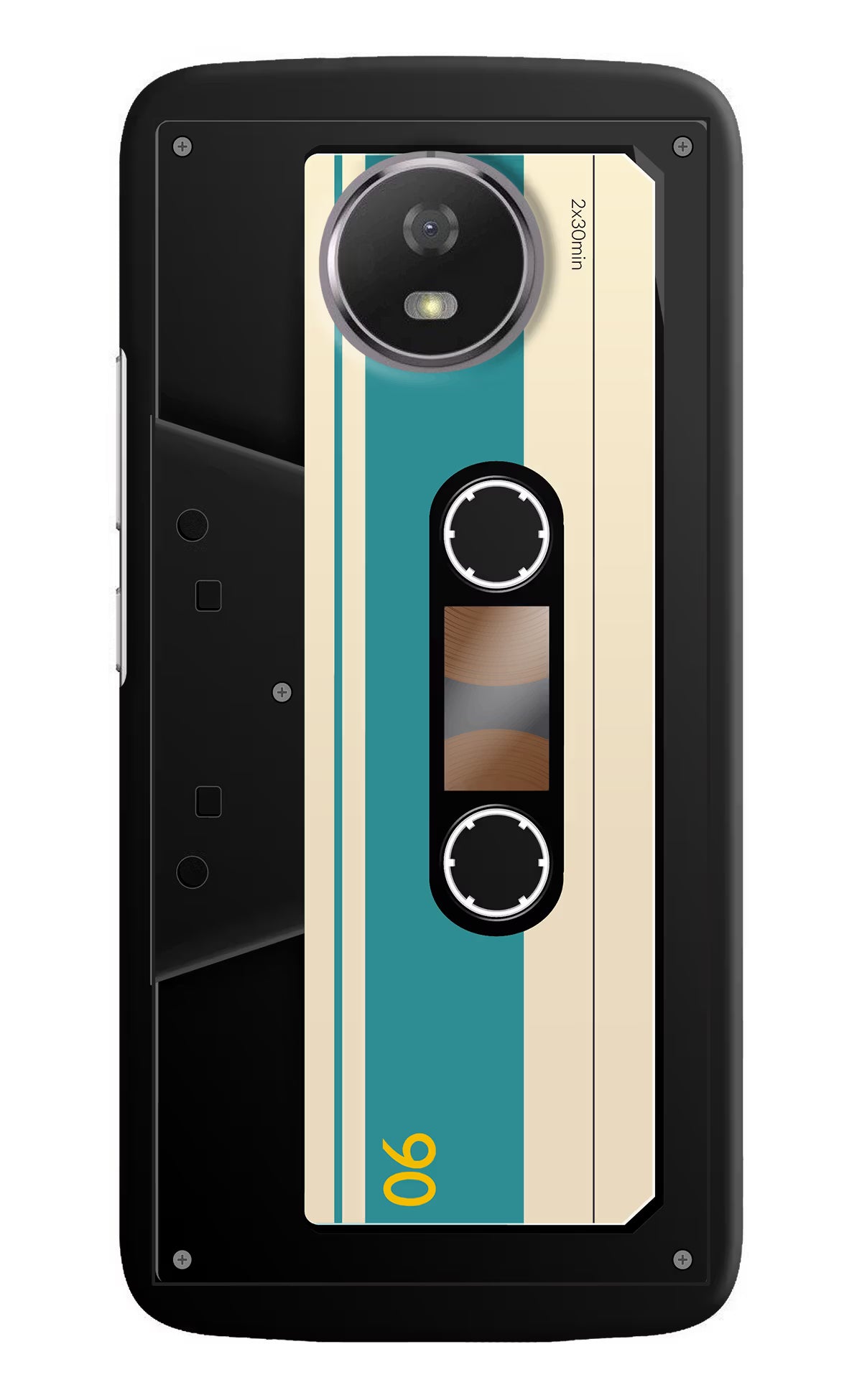 Cassette Moto G5S Hard Case Back Cover by Casekaro