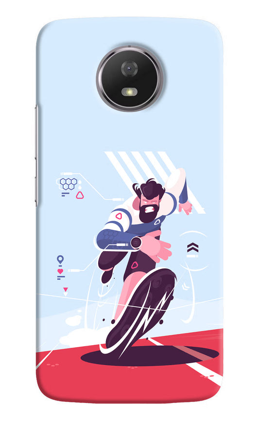 Run Pro Moto G5S Hard Case Back Cover by Casekaro