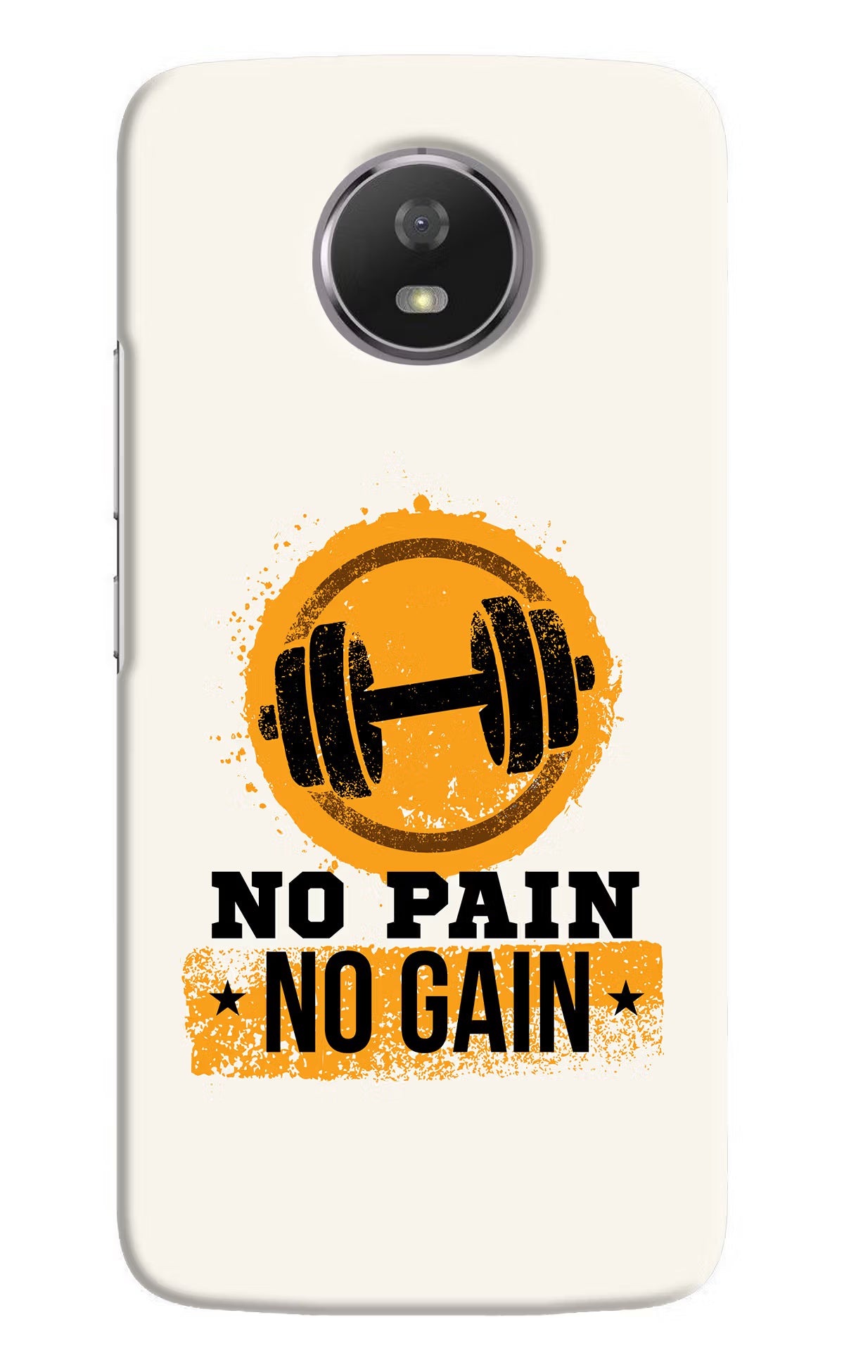 No Pain No Gain Moto G5S Hard Case Back Cover by Casekaro