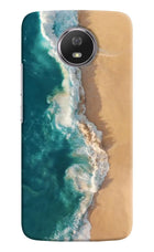 Ocean Beach Moto G5S Hard Case Back Cover by Casekaro