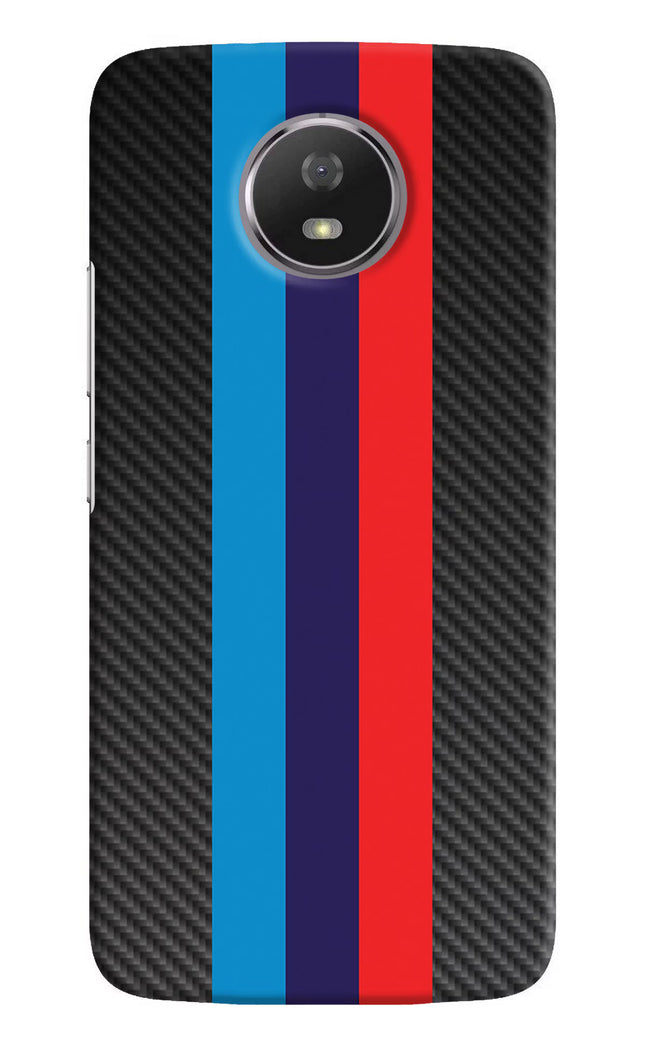 BMW Stripes Pattern Moto G5S Hard Case Back Cover by Casekaro