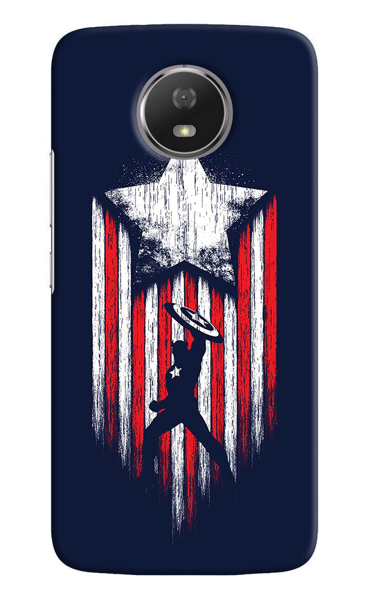 Captain America Marvel Art Moto G5S Back Cover