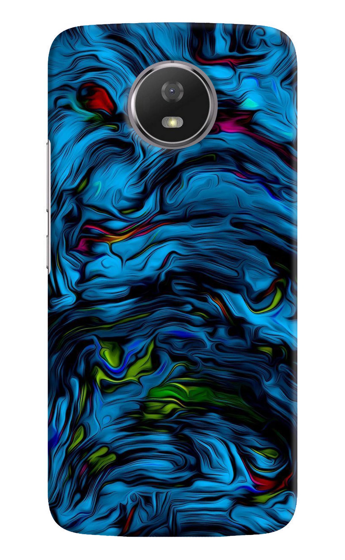 Dark Blue Abstract Moto G5S Back Cover