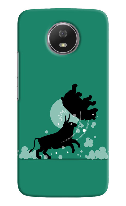 Bull Conqueror Moto G5S Hard Case Back Cover by Casekaro